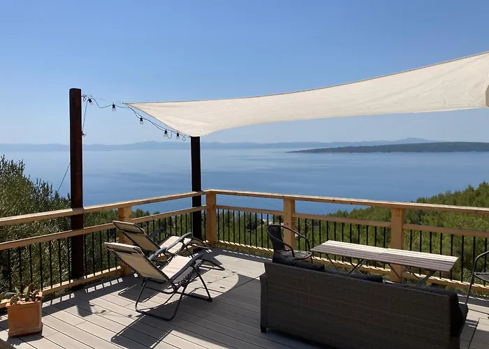 Sea View Eco House With Private Pool, 250M To Beach - Falcon View Hvar