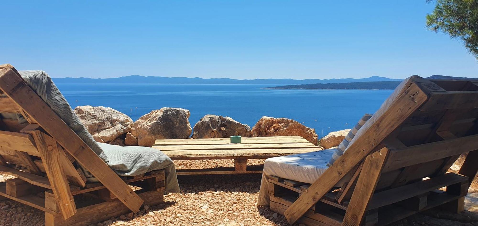 Villa Sea View Eco House With Private Pool, 250m To - Falcon View Hvar *