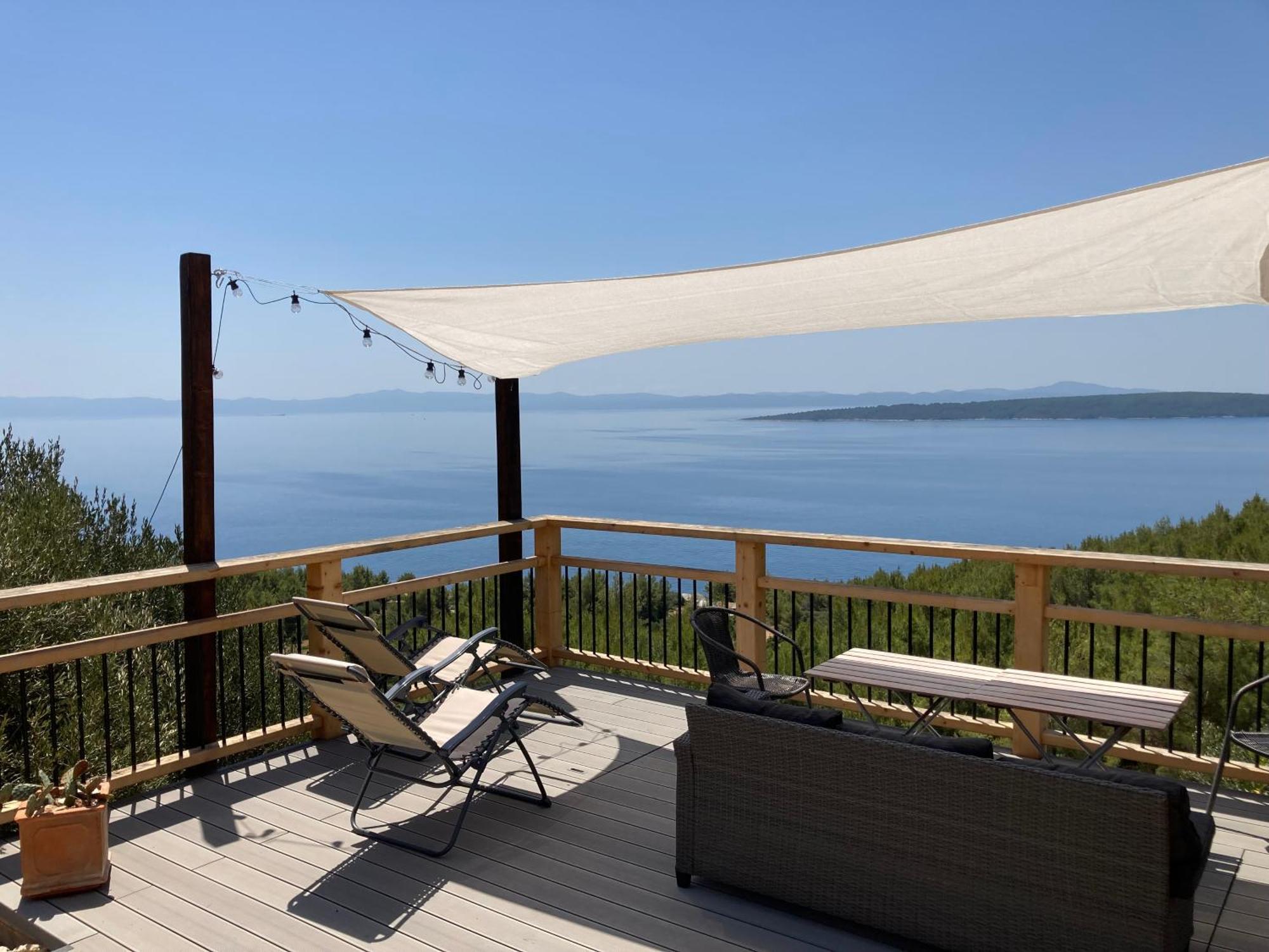 Villa Sea View Eco House With Private Pool, 250m To - Falcon View Hvar